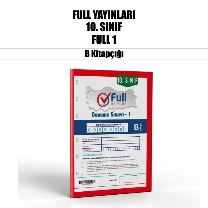 FULL 10.SINIF TARAMA DENEME SINAVI 1-B - 25-26